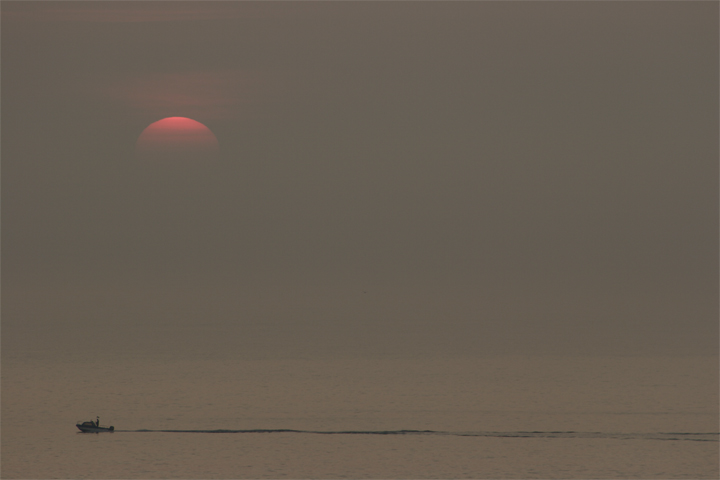 Sunset from The Towans, St. Ives Bay, Cornwall